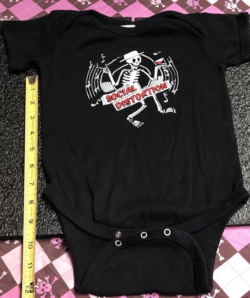 SOCIAL DISTORTION, 1 PIECE JUMPER, BABY SZ. 24M, SKELLY! FOR SUPER COOL BABY! - Image 4 of 4