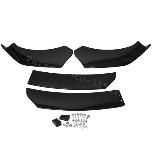 Front Bumper Lip Spoiler Splitter Kits Side Skirts For Genesis G70 US STOCK - Picture 3 of 14