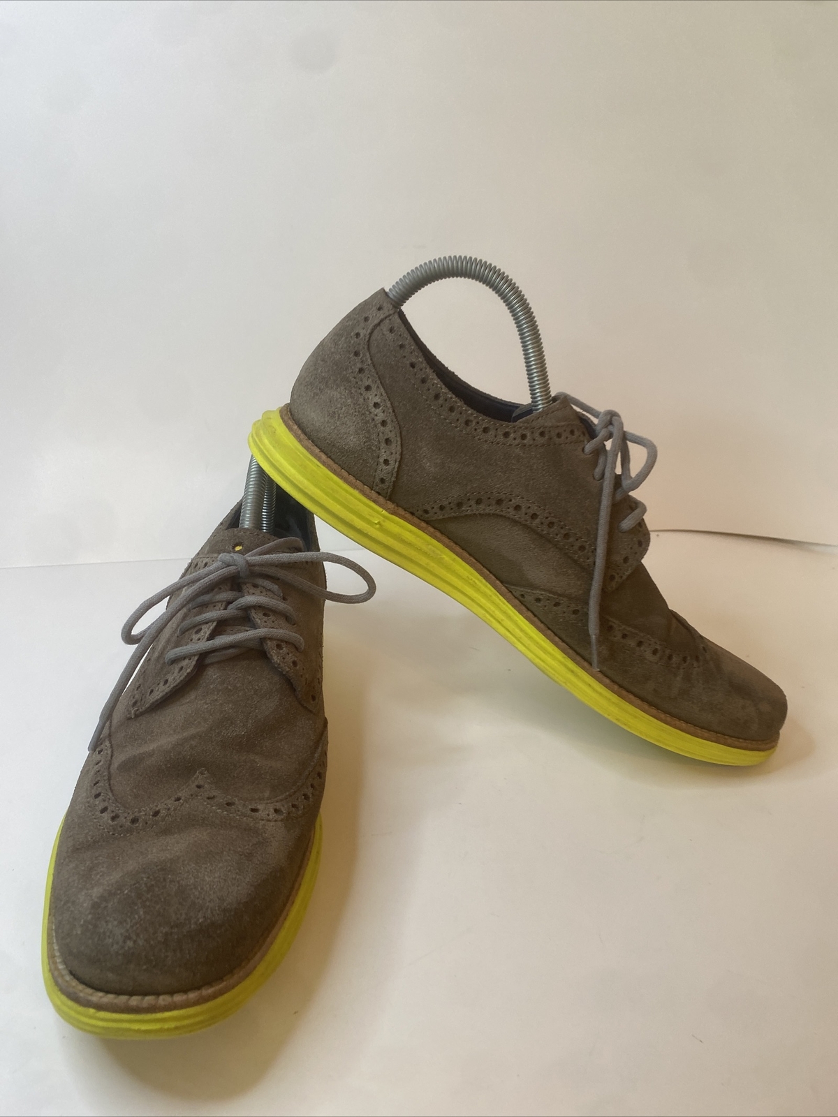 SAOLA Scarpe Cole Haan Cole Haan Lunargrand marroni con suola gialla uomo 10 C11095