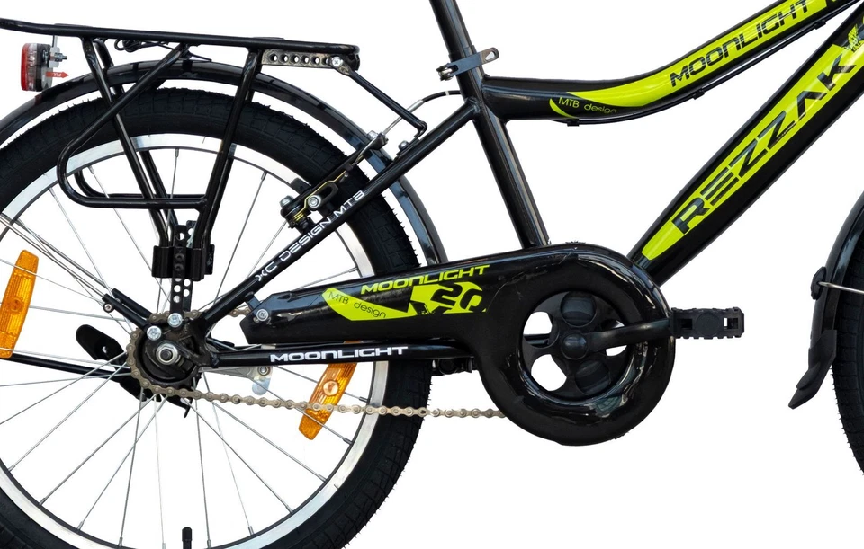 20 Zoll Kinderfahrrad Jungenfahrrad Rücktrittbremse RH 33 Schwarz Grün NEU -041 - Bild 4 von 4