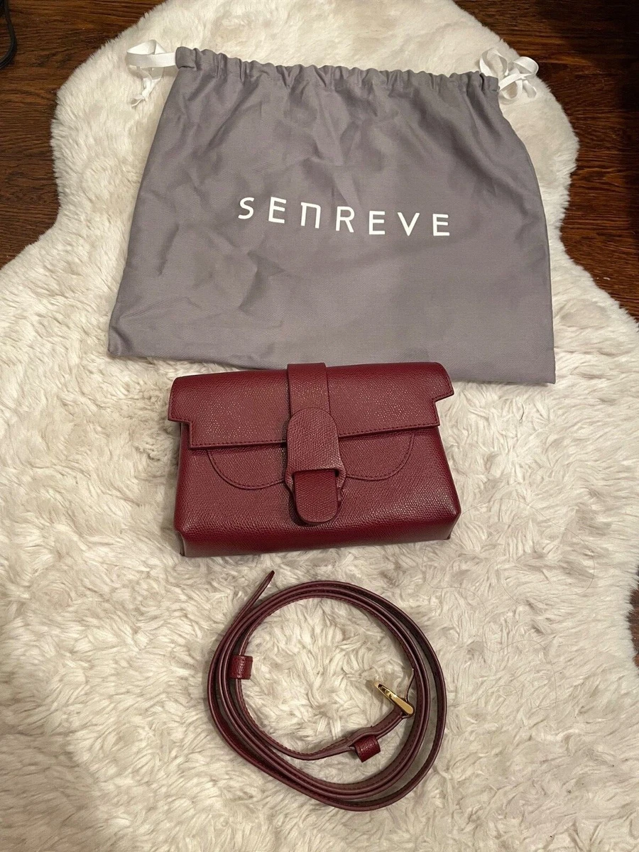 senreve aria belt bag merlot