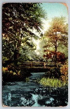 MA, Haverhill, Whittier's Bridge of the Headless Horseman, Vintage Postcard