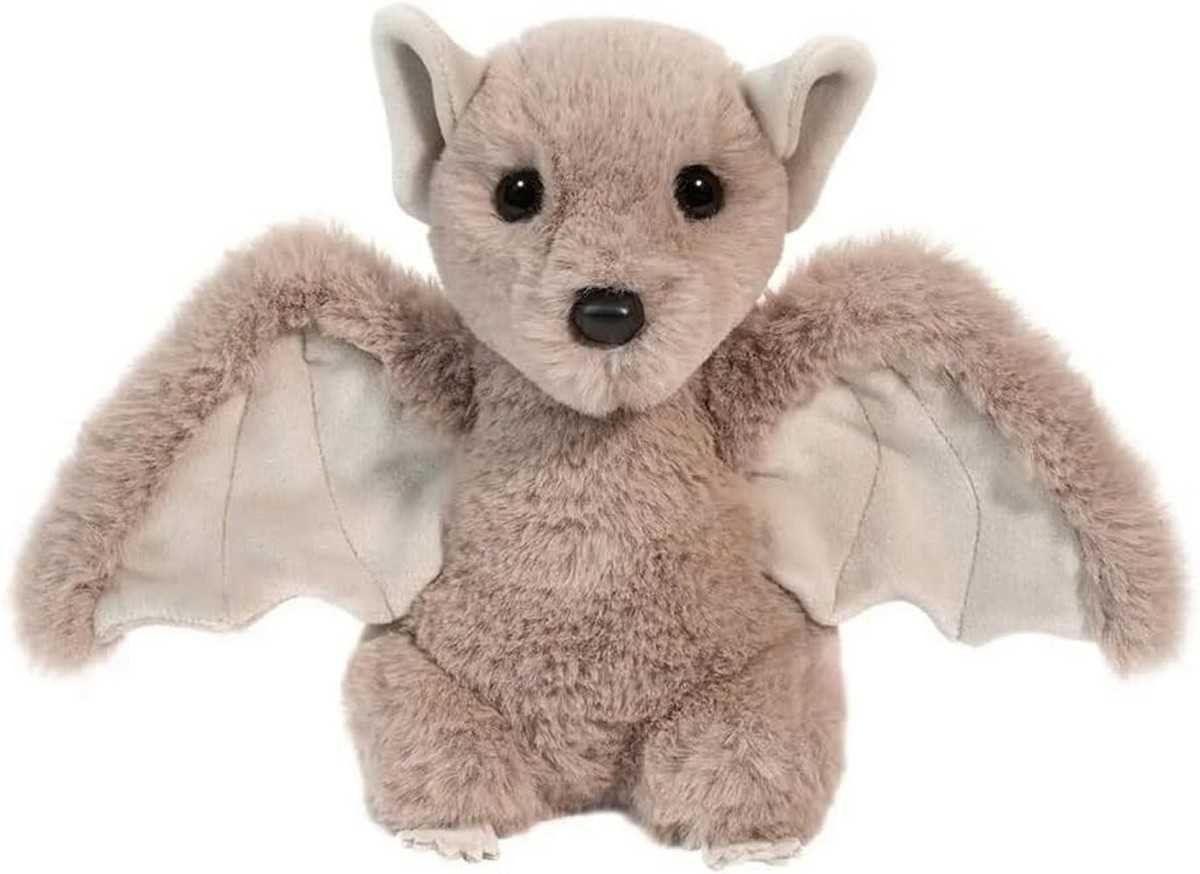Douglas Flappie Bat Plush Toy Stuffed Animal Gray 8” Soft