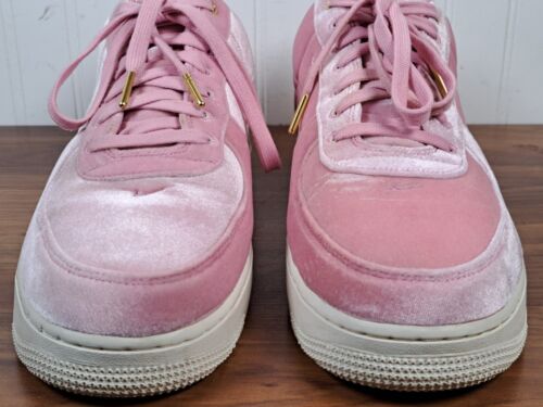 Rare Nike Air Force 1 Low '07 Pink Velour 2019. Men’s Size Size 13 - Picture 3 of 20