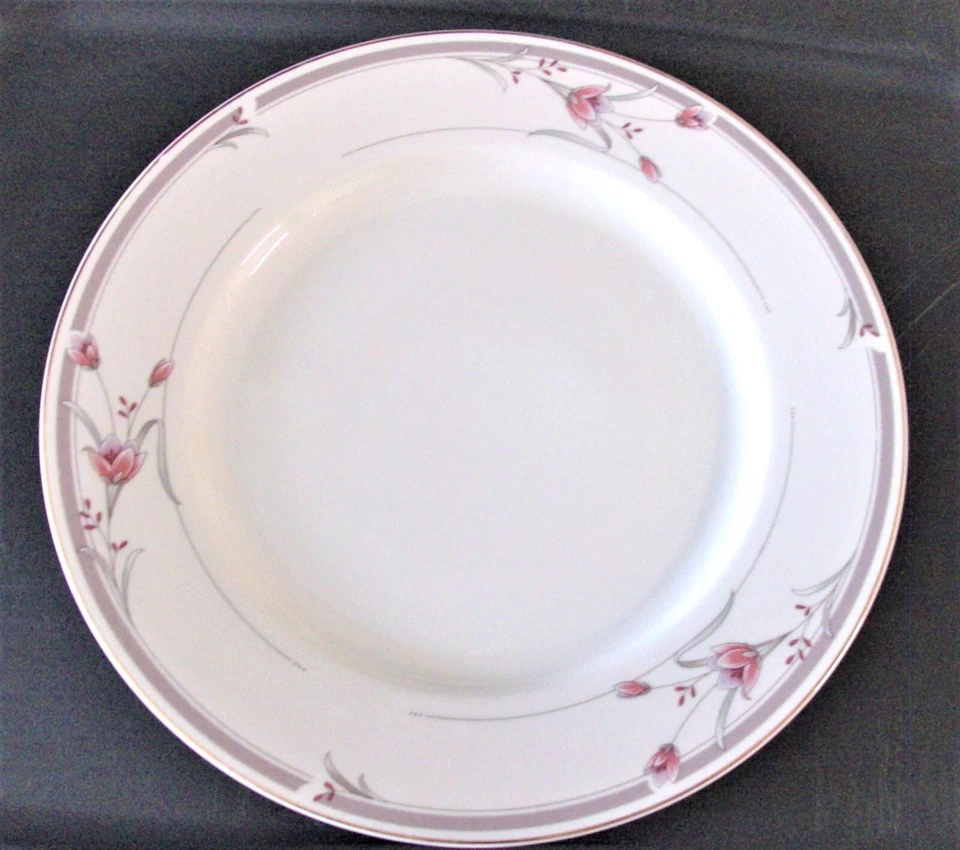 HEATHER FLORAL PLATTER 12" CHOP SERVING PLATE by Regency Sango - Image 4 of 4