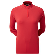 Footjoy Damen Half-Zip Midlayer, rot, Gr. S