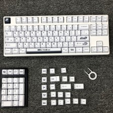 Anime Initial D AE86 PBT Keycaps OEM Profile 129 Keys For Cherry MX Keyboard