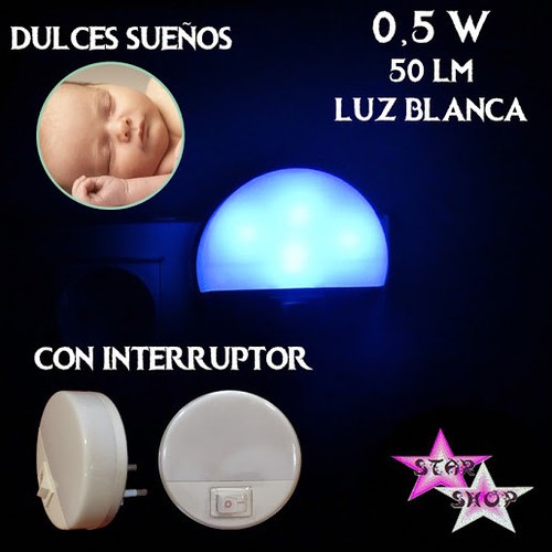 LUZ NOCHE LAMPARA LED QUITAMIEDO QUITA MIEDO ENCHUFE HABITACION INFANTIL NOCHE - Imagen 2 de 5