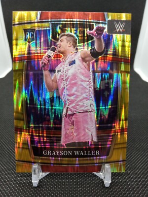 2022 Panini Select GRAYSON WALLER Rookie GOLD FLASH #d 6/10 WWE NXT