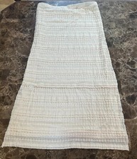 Vtg Y2K Indie Fairy Grunge Low Rise Long Maxi Skirt L Angel Beachy Costal Cutesy