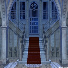 10'x10' Computer-painted Digital Indoor Scenic background backdrop BHF1608