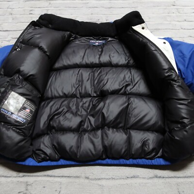 Vintage 90s Polo Sport Ralph Lauren Arctic Challenge Quilted Down