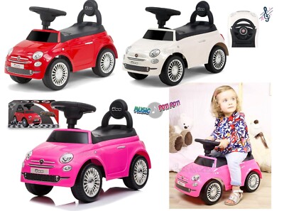 Auto a spinta fiat 500 ride on primi passi per bambini cruscotto