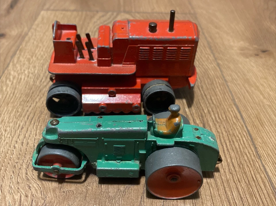 Tractor pesado vintage Dinky Toys Aveling Barford Steamroller Foto 3 de 4