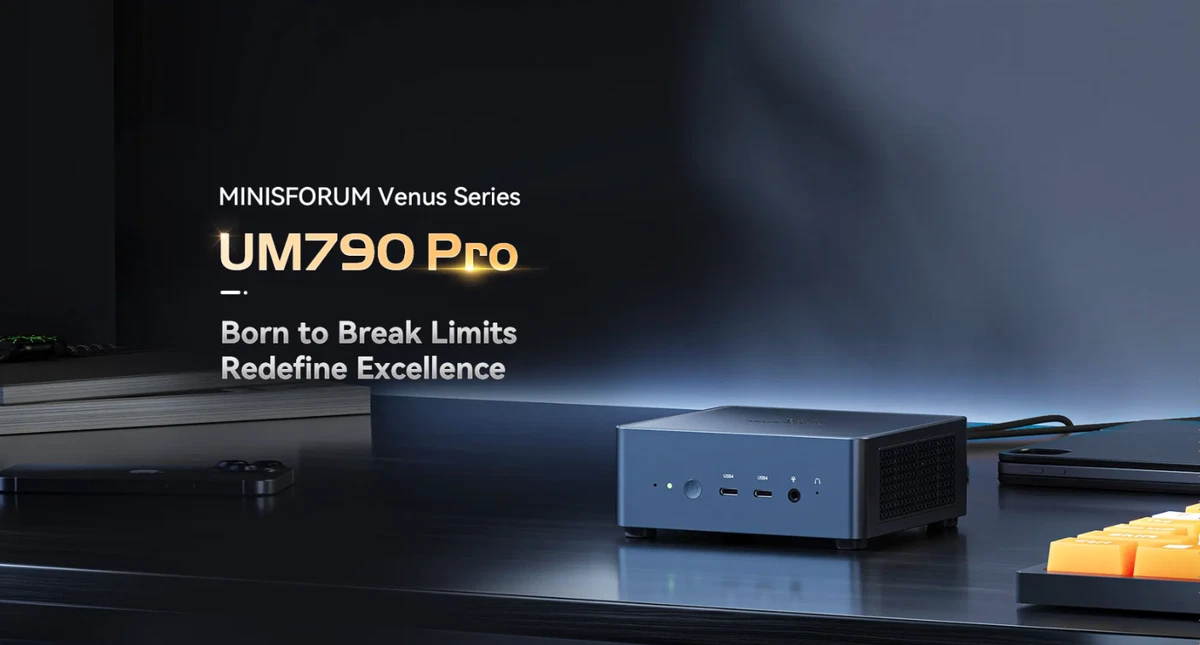 MINISFORUM Mini PC Gaming UM790 Pro AMD Ryzen 9 7940HS 8GB 16GB