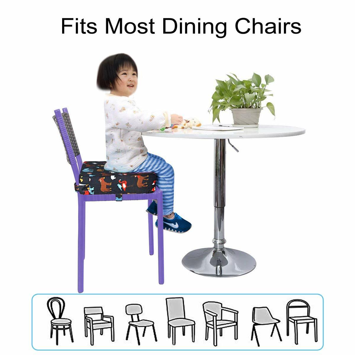 Sunmall Dining Chair Heightening Cushion Portable Dismountable