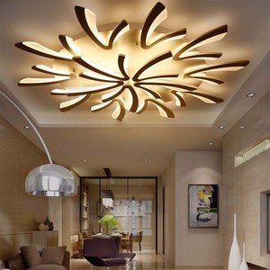 Details About Modern Dandelion Led Acrylic Ceiling Light Chandeliers Living Room Lamp Uk