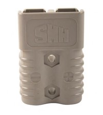 (SET OF 2) Forklift Battery Connector Housing SB175 | Gray SY940