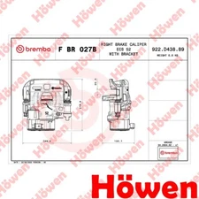 Fits Iveco Daily 2014- 2.3 D 3.0 Brake Caliper Rear Right Howen #2