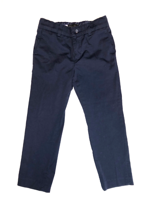 juniors navy blue dress pants Black n Bianco Boys' First Class Slim Fit Flat Front Trouser Pants in Navy