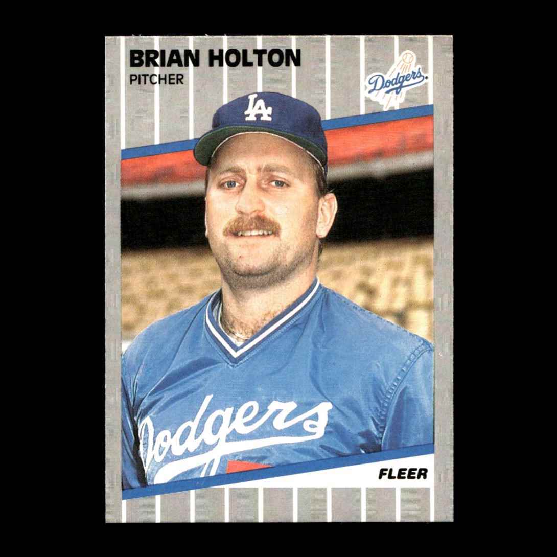 Brian Holton 1989 Fleer Los Angeles Dodgers #63 R322C 63 | eBay
