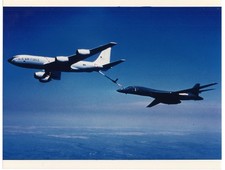 1990-2000s USAF KC-134 91455 Refueling B-1B Lancer Bomber 8.5x11 Original Photo