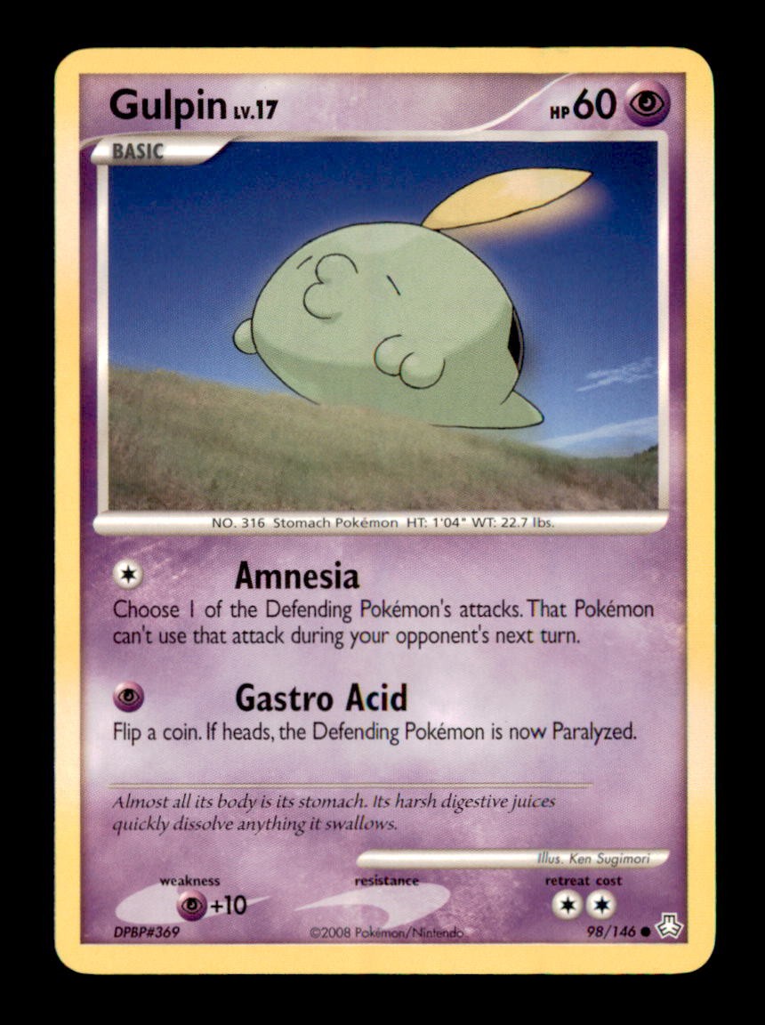 Gulpin 98/146 Common Legends Awakened Pokemon Lightly Played
