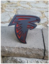 Atlanta Falcons Metal Hitch Cover Fits 2” Receivers