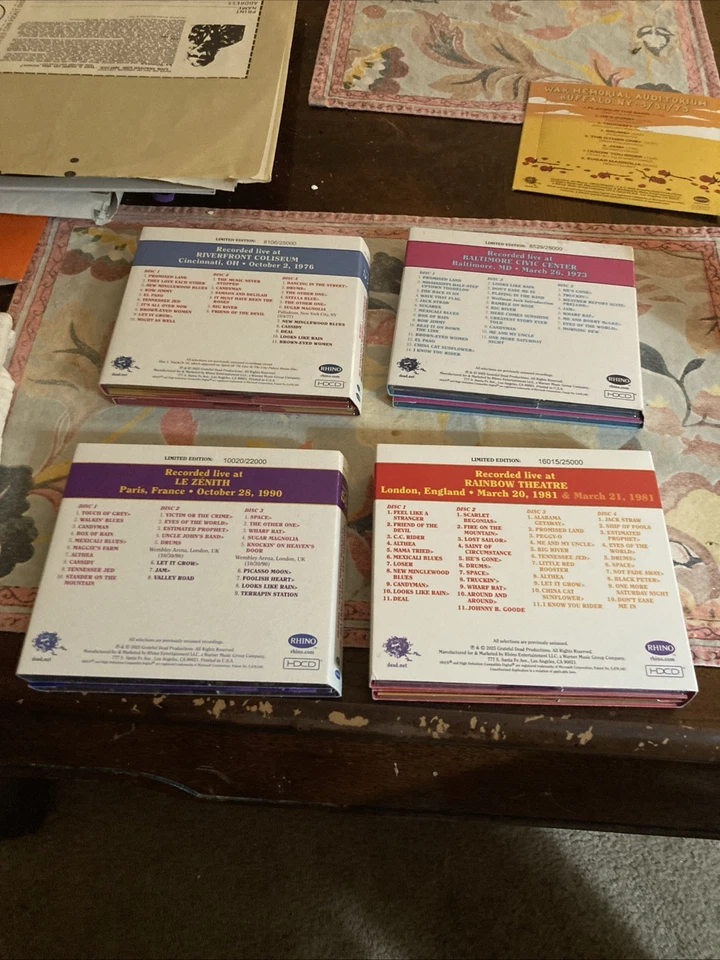 Grateful Dead: Dave’s Picks, 2025 Series, Vols 53-56 + Bonus Disc, 14 CD - Image 4 of 4