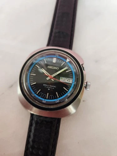 Vintage Seiko Bell-Matic 4006-6021 Automatic Alarm Watch Runs Alarm  - READ