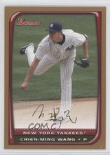 2008 Bowman Gold Chien-Ming Wang #84 0o9
