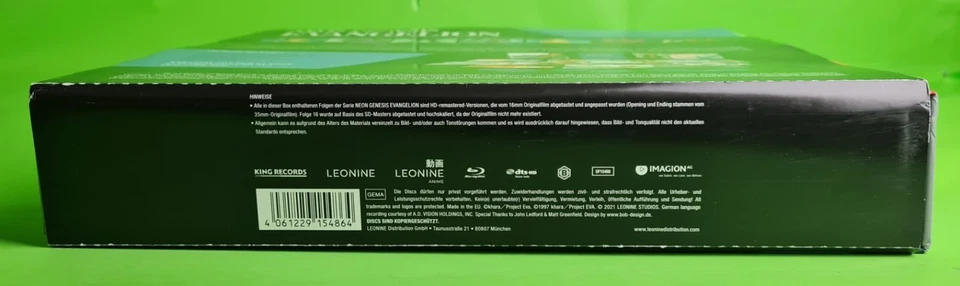 Neon Genesis Evangelion Blu-ray Limited Collectors Ultimate Edition NGE Anime - Bild 3 von 4