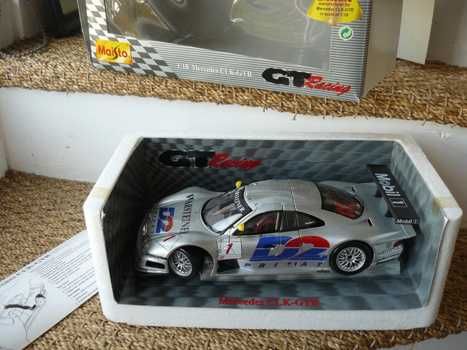 Neuve !!! Mercedes CLK-GTR GT Racing 1:18 Maisto - Photo 2/4