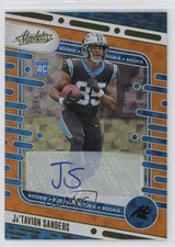 2024 Absolute Orange Spectrum Signatures 12/75 Ja'Tavion Sanders #177 Auto 1k7d