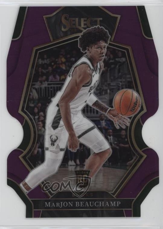 2022 Panini Select Premier Level Purple Prizm Die-Cut 46/99 MarJon Beauchamp gp1