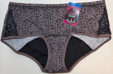 NWT Maidenform Period Hipster Panty DMLBSL Light Leak Protection Animal Size XL