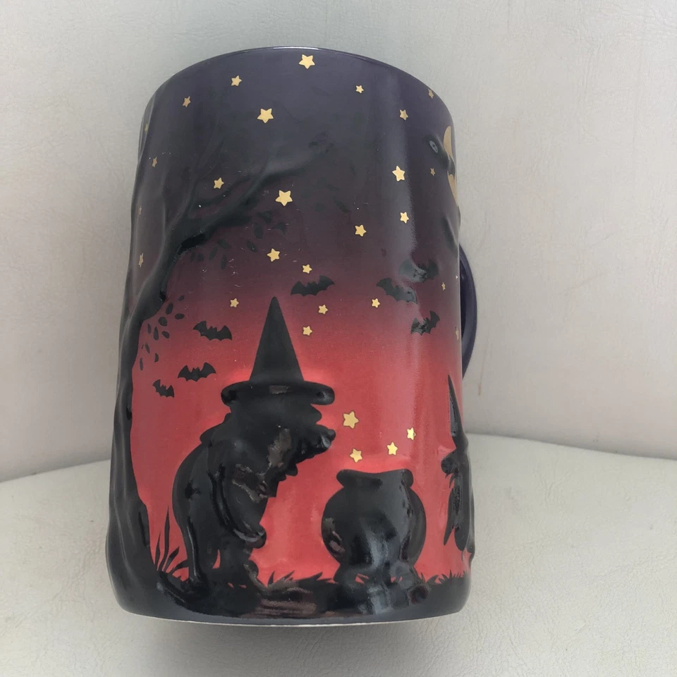 Winnie The Pooh Disney Mug Silhouettes Eeyore Tigger Halloween Bats Cauldron 3d - Image 2 of 4