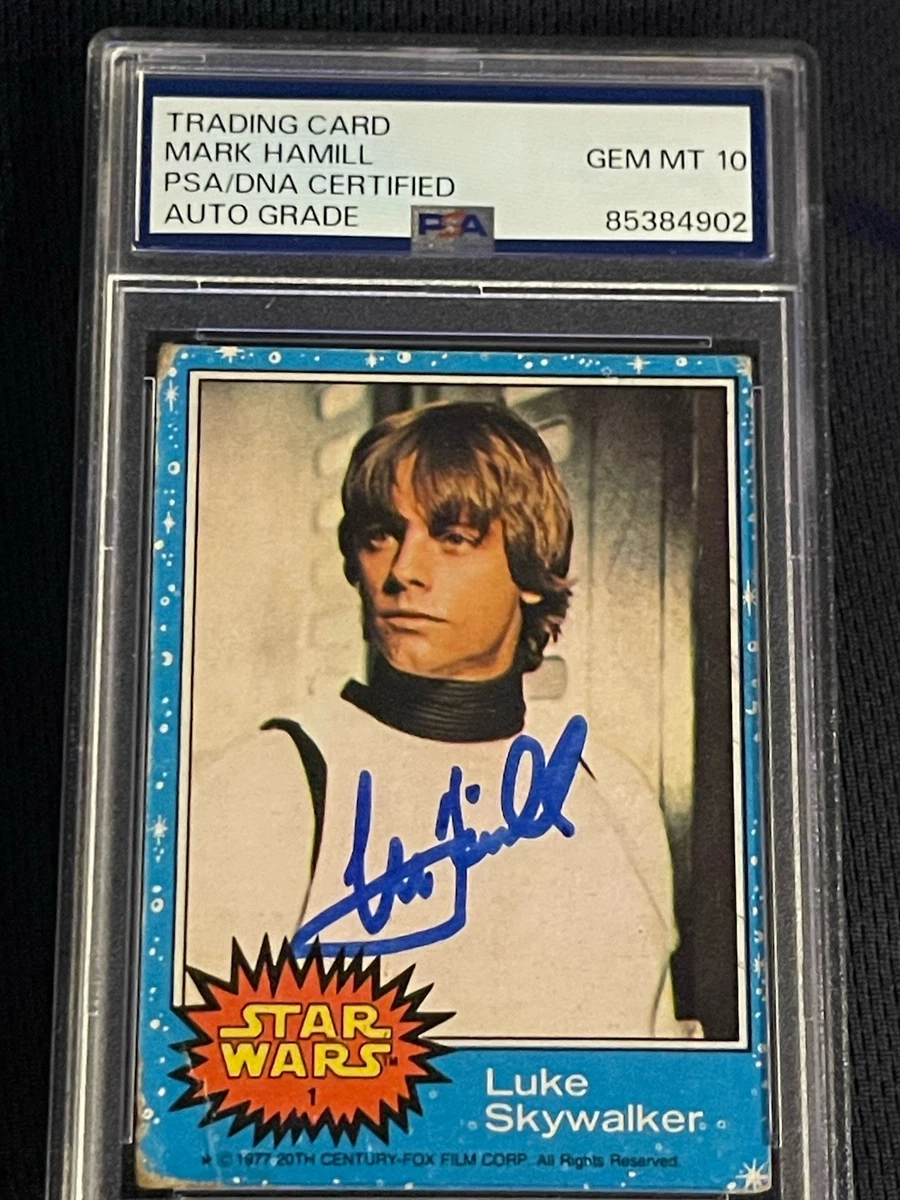 Luke Skywalker Star Wars Topps Star Wars-Series 1 (Blue