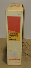 Kodak Carousel Transvue 140 Slide Tray In Original Box Slides Not Included