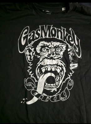 Gas Monkey Garage Shirt Men 5xl Black Short Sleeve Button Up Mechanic New