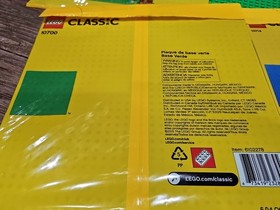 NEW 7 Lego Baseplates Blue Green, Dark Green, 4 Sealed, 10714 10700, 10" X 10'