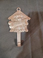 RUSS - "Wags To Whiskers" Pewter Dog Leash Storage Hanger Hook