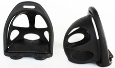 Horse Saddle English Composite Safety Removeable Cage Endurance Stirrups 51166