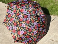 J G Hook ~ Floral Pattern ~ Umbrella ~ Vintage
