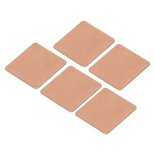 Heatsink Copper Sheet 0.5mm with Thermal Conductive Tape for Computer 5 Set
