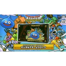 AM Digital Alarm Clock Dragon Quest Monster Battle Scanner Japan C054