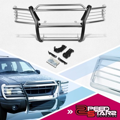 FOR 95-01 EXPLORER/MOUNTAINEER STAINLESS STEEL FRONT BUMPER BRUSH GRILLE GUARD