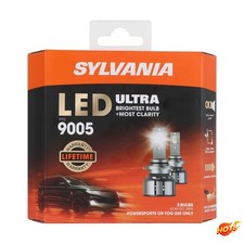 Sylvania 9005 Led Ultra Fogheadlight Bulbs For Carstrucks Off Road 6000k