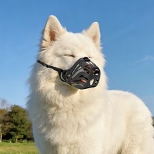 Soft Breathable Dog Muzzle, 15-20kg Dog Muzzle Preventing Chewing and Biting