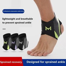 1-2Pcs Ankle Support Compression Sleeve Foot Brace Sports Soccer Running